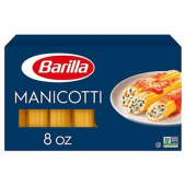 Barilla - Manicotti Noodles (Pasta), 12/8 oz