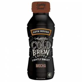 Java House - Authentic Cold Brew Mocha Sweet Flavor Black Coffee, 12/10 oz
