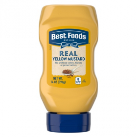 Best Foods - Mustard Squeeze Bottle, 12/14 oz