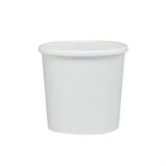 Solo - Food Container, 12 oz White Double Sided Poly Paper