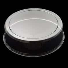 Cake Base Lid, 12&quot; Round Clear Plastic Dome, 3&quot; Height