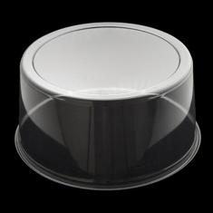 Cake Base Lid, 12&quot; Round Clear Plastic Dome, 5.5&quot; Height
