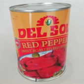 Del Sol - Roasted Red Peppers, 12/28 oz