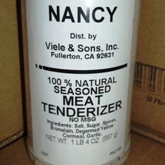 Nancy Brand - Meat Tenderizer, Seasoned