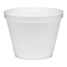 Dart - Food Container, Foam White, 2.7&quot; Height, 12 oz