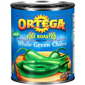 Ortega - Fire Roasted Chilis, Whole Green, 12/27 oz