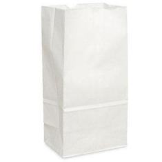 Paper Bag, #12 White, 7x4.5x13.75, 500 count