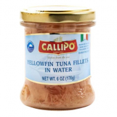 Callipo - Yellowfin Tuna Fillets in Water, 12/6 oz