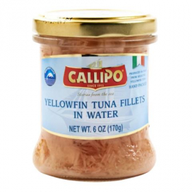 Callipo - Yellowfin Tuna Fillets in Water, 12/6 oz