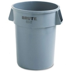 Rubbermaid - Garbage/Trash Can, Grey 55 Gallon