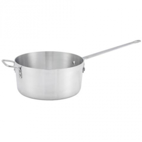 Winco - Sauce Pan, 10 Quart Tapered Aluminum with Help Handle