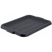 Winco - Dish Box Cover, Fits 20.25x15.5 and 21.5x15 Boxes, Black PP Plastic