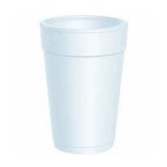 Dart - Foam Cup, White, 14 oz, 4.9&quot; Height