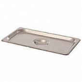 Winco - Steam Table Pan Cover, 1/3 Size Flat Solid Stainless Steel