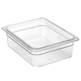 Cambro - Camwear Food Pan, 20.6 Quart (Full Size), 20.875x12.75x6 Clear Plastic