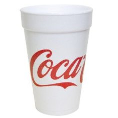 Dart - Foam Cup, Coca Cola Stock Print, 16 oz