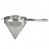 Winco - China Cap Strainer, 12&quot; Stainless Steel, Fine Mesh