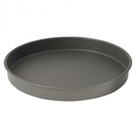 Winco - Cake/Deep Dish Pizza Pan, 16&quot; Round 2&quot;Height Anodized Aluminum