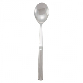 Winco - Solid Serving Spoon, 11.75&quot; Stainless Steel with Hollow Handle