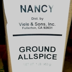 Nancy Brand - Allspice, Ground, 1 Lb