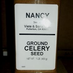 Nancy Brand - Celery Seed, Ground, 1 Lb