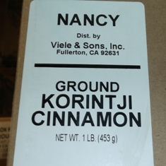 Nancy Brand - Cinnamon, Ground Korintji, 1 Lb
