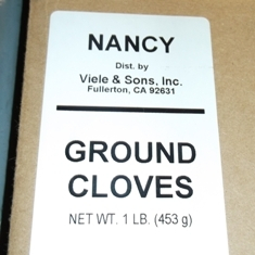 Nancy Brand - Cloves, Ground, 1 Lb