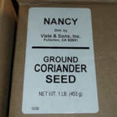 Nancy Brand - Coriander, Ground, 12 oz