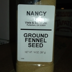 Nancy Brand - Fennel Seed, Ground, 14 oz