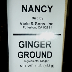 Nancy Brand - Ginger, Ground, 1 Lb