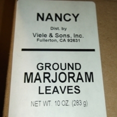 Nancy Brand - Marjoram, Ground, 10 oz