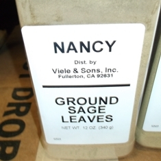 Nancy Brand - Ground Sage, 12 oz