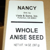 Nancy Brand - Whole Anise Seed, 14 oz