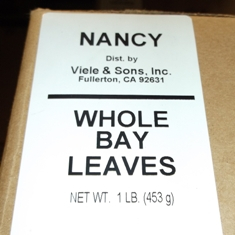 Nancy Brand - Bay Leaves, Whole, 1 Lb
