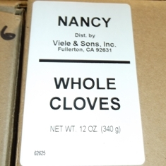 Nancy Brand - Cloves, Whole, 12 oz