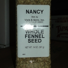 Nancy Brand - Fennel Seed, Whole, 14 oz