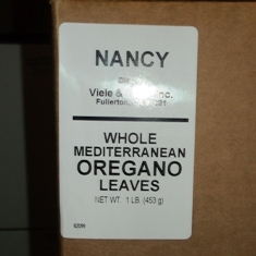 Nancy Brand - Oregano Leaves, Whole Greek/Mediterranean, 1 Lb