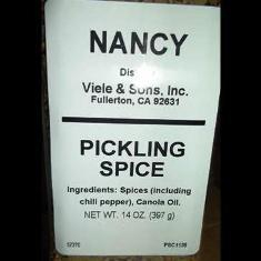 Nancy Brand - Pickling Spice, Whole, 14 oz