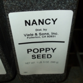 Nancy Brand - Poppy Seeds, Whole, 1 Lb