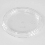 Hotpack - Portion Cup Lid, Clear PET Plastic, Fits 2 oz Cup, 2500 count