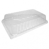 HFA - Aluminum Steam Table Lid, Clear Plastic High Dome, Fits Full Size Pan
