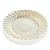 Fineline Settings - Flairware Salad Plate, 7.5&quot; Clear Plastic