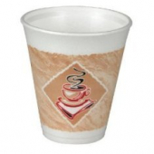 Dart - Foam Cup, Caf&eacute; Gourmet Design Print, 20 oz