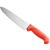 Choice - Chef Knife, 8&quot; High Carbon Stainless Steel Blade with Red PP Handle, each