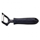 Winco - Serrated Edge Y Peeler with Soft Grip Handle, Stainless Steel