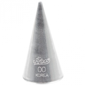 Cake Decorating/Pastry Piping Tip, #1 Plain Stainless Steel