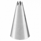 Cake Decorating/Pastry Piping Tip, #4 Star Stainless Steel