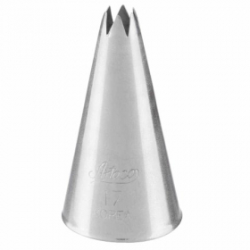 Cake Decorating/Pastry Piping Tip, #4 Star Stainless Steel