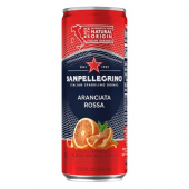 San Pellegrino - Aranciata Rossa (Blood Orange) Sparkling Beverage, 24 count