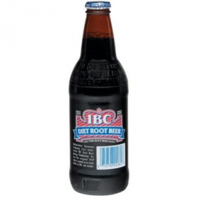 IBC Diet Rootbeer Bottles, 24/12 oz
